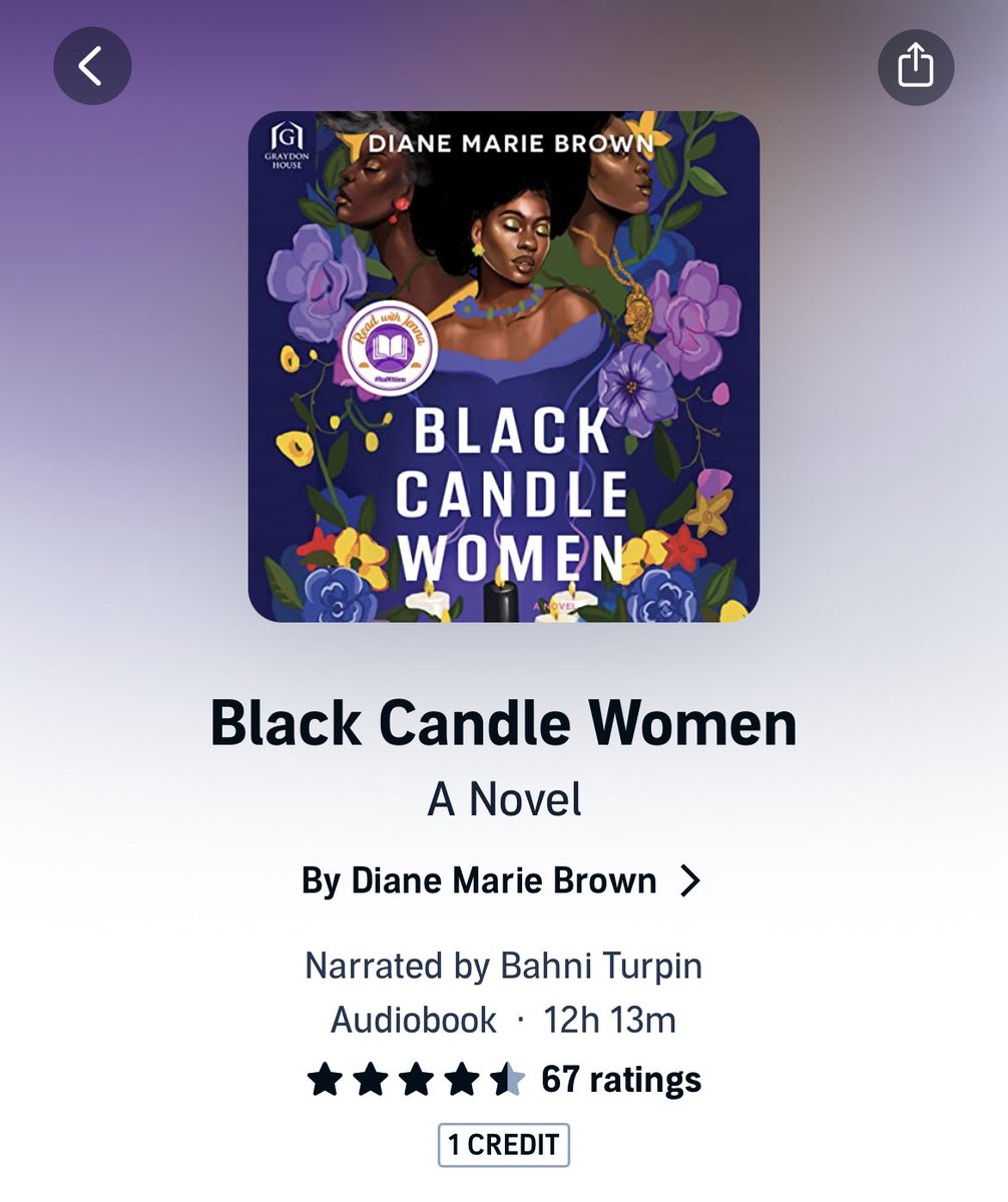 Black Candle Women is Today's Daily Deal on Audible. Get it for $3.99! audible.com/pd/Black-Candl…