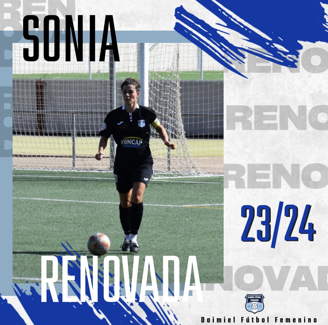 DaimielFemenino's tweet photo. ✍🏻RENOVACIÓN | Sonia López
💥Damos paso a una de las renovaciones más importantes para el equipo, hablamos de nuestra capitana Sonia. Jugadora fundamental y una gran líder tanto dentro como fuera del campo.
#VamosCapi #latribunacr
#123abocaos #Daimielfutfem #piesdefutbolista https://t.co/aLs0h1bLRA