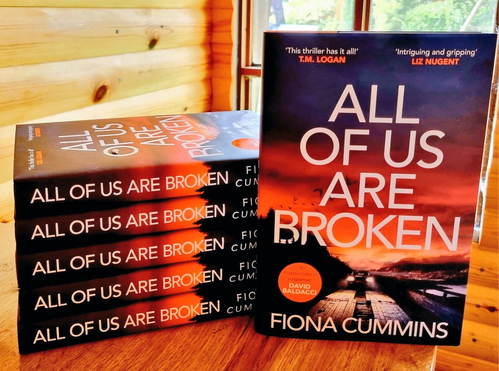 One week until #AllOfUsAreBroken is published and the beautiful finished copies are here! To celebrate, I'm running a #giveaway. RT and like for your chance to #win one of three signed and dedicated hardbacks. Open worldwide. #Competition closes at midnight on 20/7. Good luck!