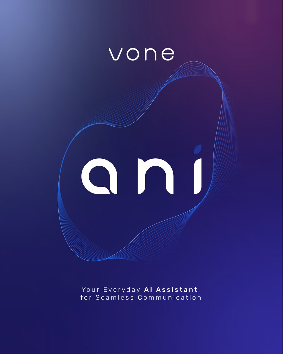 🎉 Curious to meet Ani, your #AI companion?  Imagine that special friend who is always there for you. Get ready for smart assistance like never before. #AIRevolution  #VoneApp #moonbeamnetwork #web3AI