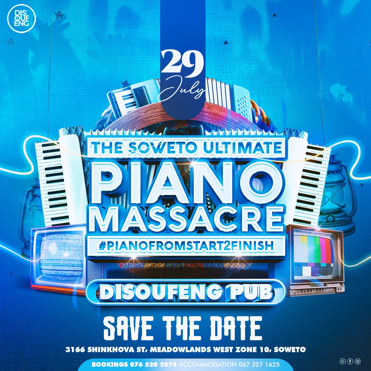 SAVE THE DATE….🔥🔥🔥🔥🔥🔥
29 JULY 2023
#THEWINTERMANIA
#PIANOFROMSTART2FINISH
🚨🎹🚨🎹🚨🎹🚨🎹🚨🎹🚨🎹🚨🎹🚨