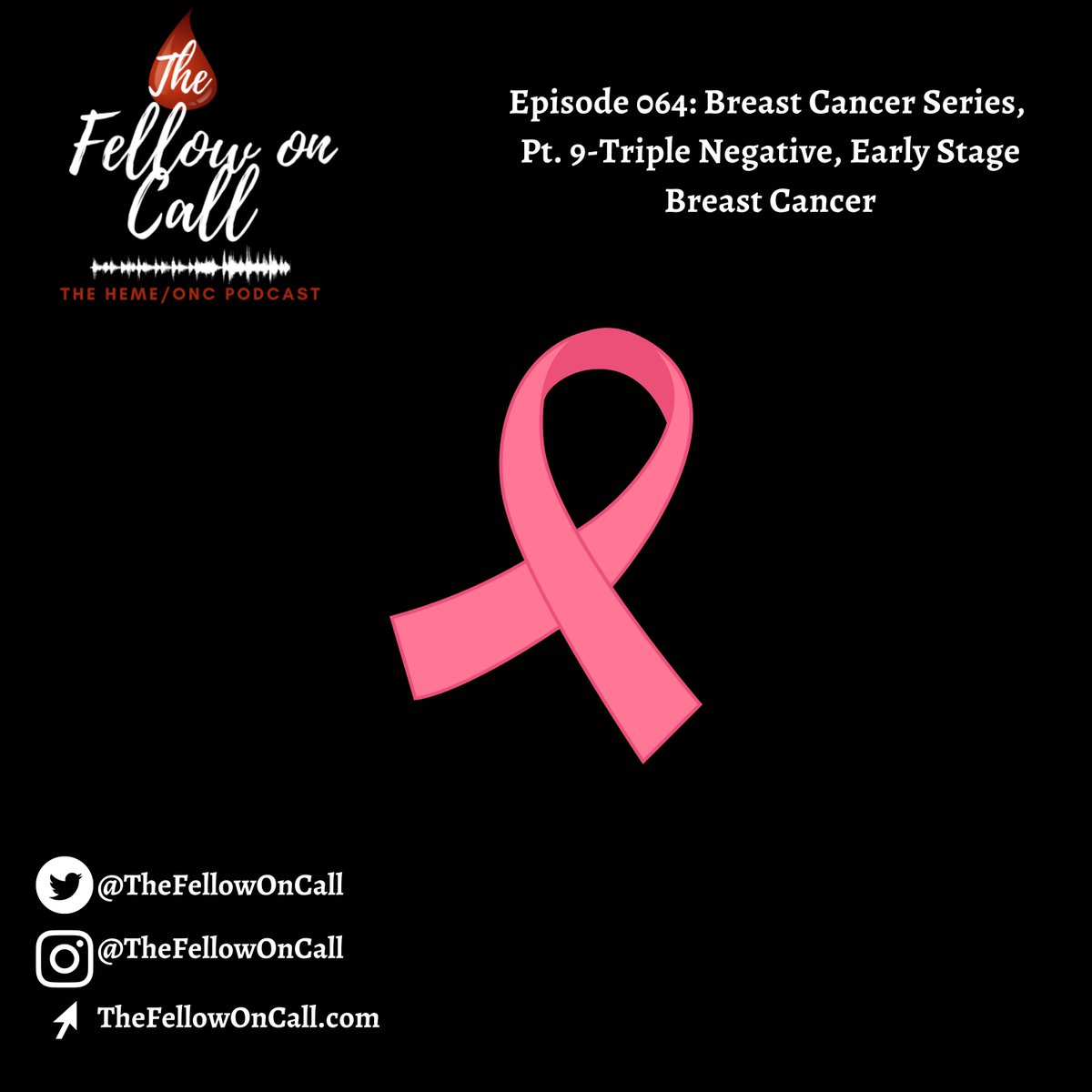 This week, it's all about early stage triple negative breast cancer! As always, we cover the highlights of the disease and how we got to our current treatment landscape. 

This episode also rounds out our early stage discussions - next up: metastatic disease

Link in bio! #BCSM