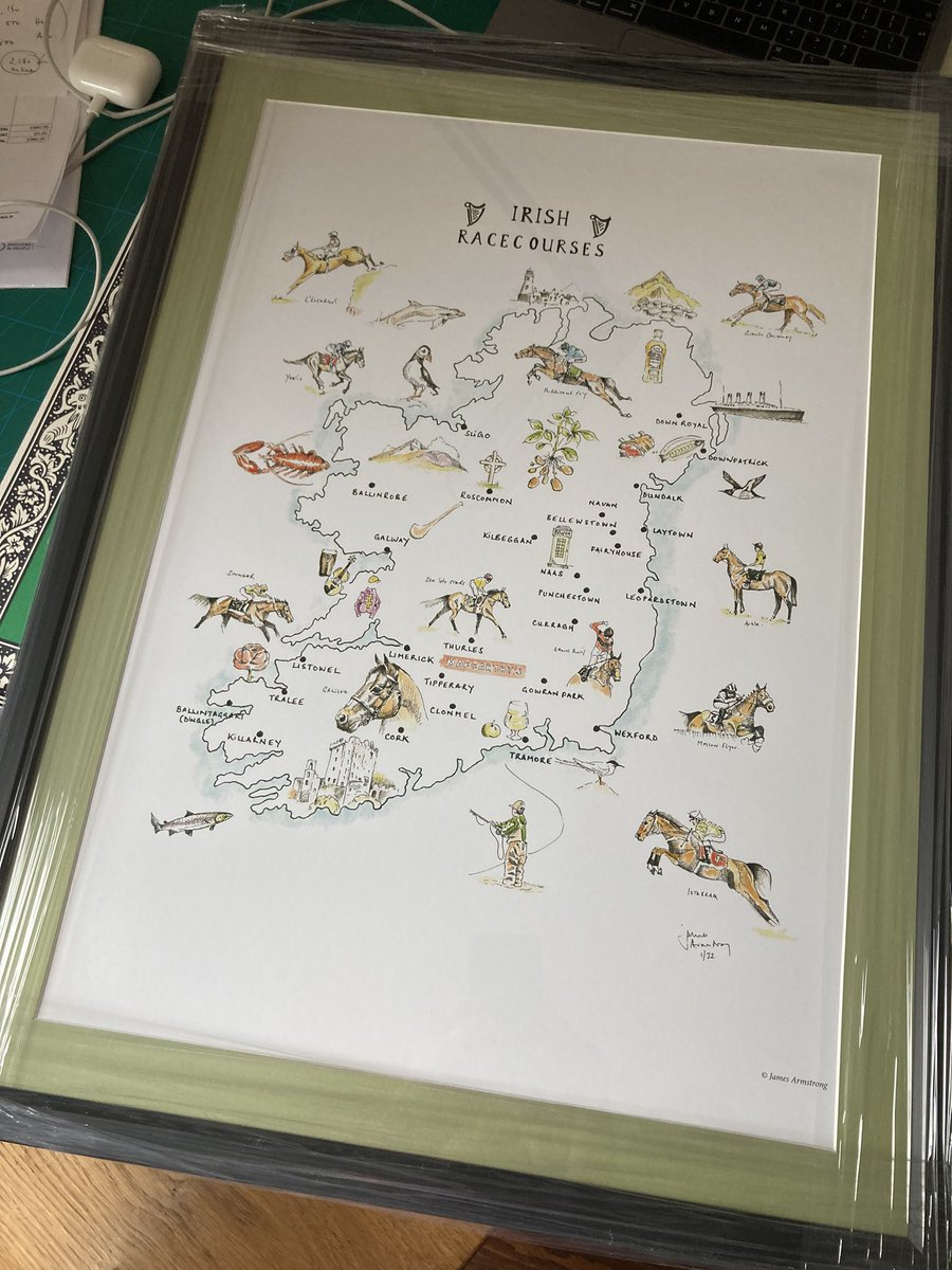 JRFArmstrong's tweet photo. Please SHARE/RT
Another #IrishRacecourseMap off to it new home ๐. Get from here/DM: https://t.co/WmdZKsvoKf #horseracing #ireland #racecourses #istabraq #galileo #moscowflyer #giantscauseway #lescargot #arkle #dawnrun #sindaar #seathestars #hurricanefly #yates @Jessica_Racing https://t.co/hNol4XWZP9