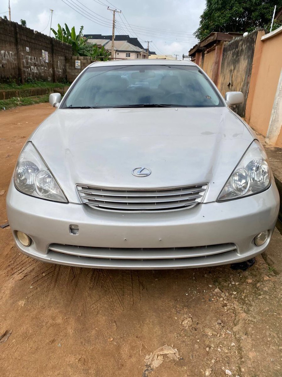BuyLagosLtd's tweet photo. For Sale: Pre-Owned 2003 Lexus ES300

📍: Iyana Ipaja

Asking Price: 3m [Non Negotiable]

If interested, DM for Inspection or Call/Whatsapp; 0818 811 1105

- https://t.co/ZMsfKvD17B -

#BuyLagosLtd #BuyLagosLtdAutomobile #CarForSale #UsedCar #LexusES300 https://t.co/26Zh2zEMVW