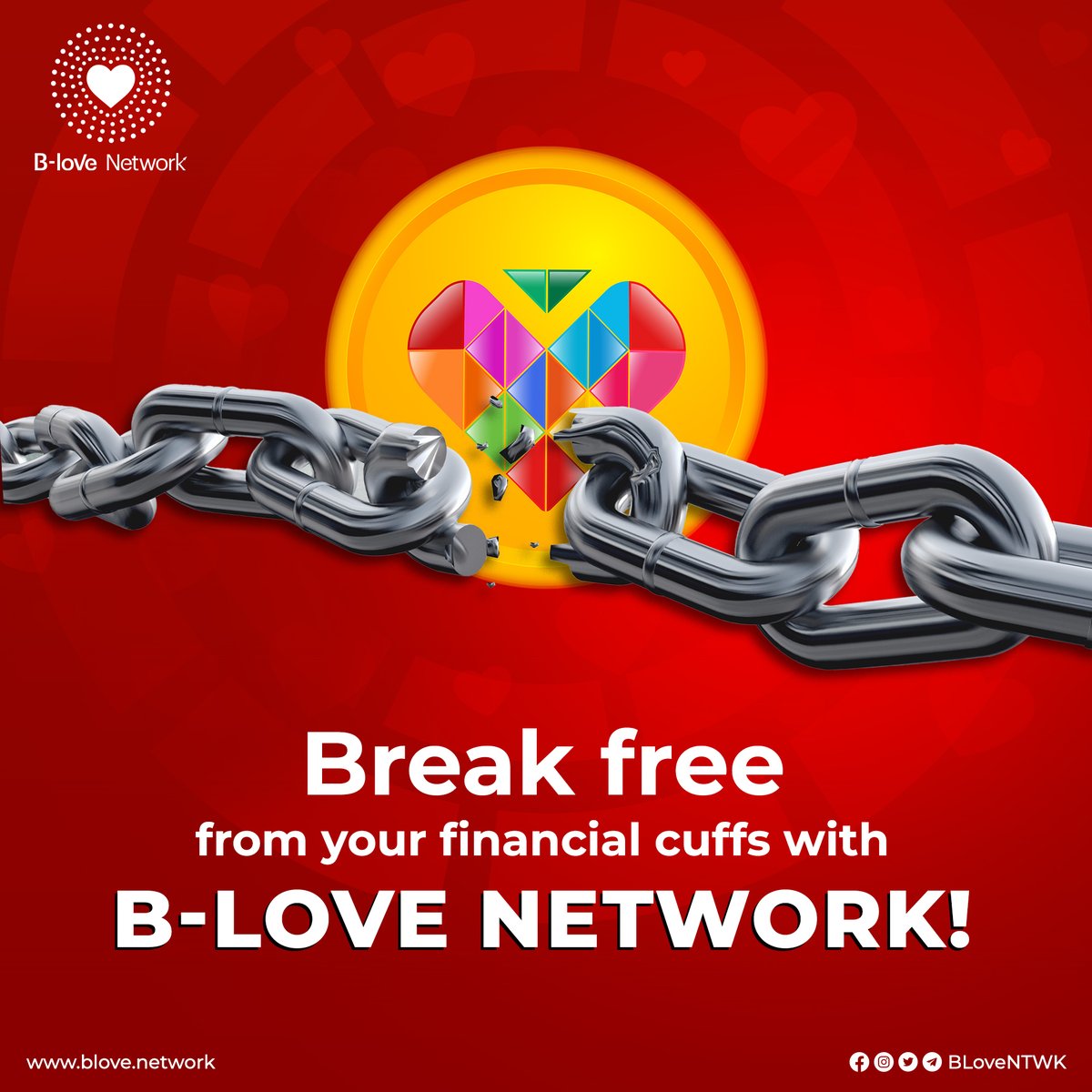 BLove_Coin's tweet image. Break Free from your financial cuffs with #blovenetwork 
Say goodbye to limitations and embrace the freedom of financial success.
It&apos;s time to break free from the chains of financial insecurity and soar toward your dreams.

#smartphone #Crypto