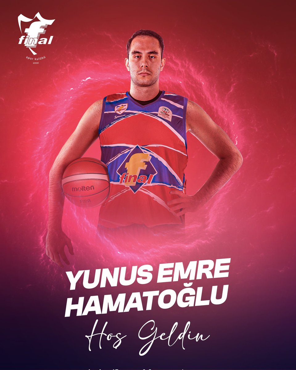 FinalSporBasket's tweet photo. YUNUS EMRE HAMATOĞLU FİNAL SPOR'DA 🤩

Anadolu Efes altyapısında yetişen, 2003 doğumlu uzun forvet pozisyonunda görev yapan, geçen sezonu Mersin MSK forması altında geçiren Yunus Emre Hamatoğlu yeni sezonda #FinalSpor forması giyecek 💪

Hoş geldin Yunus Emre ☺ https://t.co/TVlGrji7M0