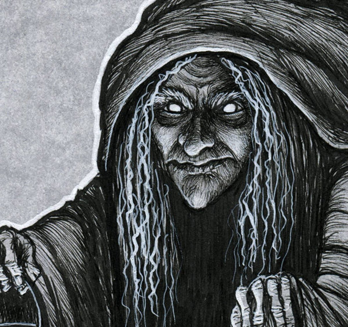 CaminoAquelarre's tweet photo. La vieja bruja como arquetipo principal de la brujería tiene sus orígenes en una mezcla entre el paganismo europeo (la imagen de la mujer anciana de poder) y la estética cristiana que ven en la brujería lo diabólico (el mal es feo). La mujer decrépita encaja bien en esa visión. https://t.co/f8xxBIqhXF