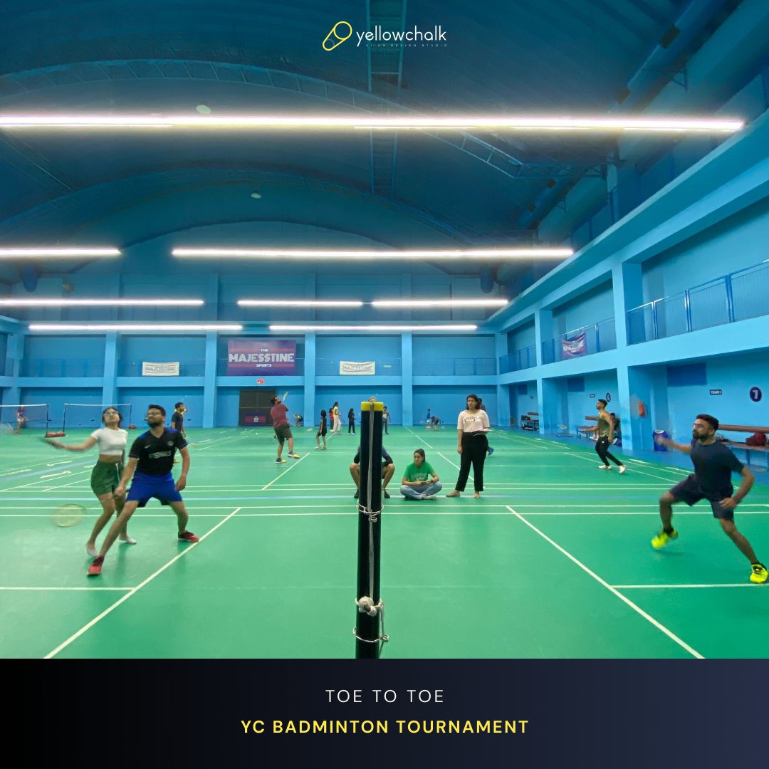 YellowchalkUIUX's tweet photo. The badminton tournament 2023 at YC is in full swing!
With each match, the true essence of sportsmanship was on full display, as victories were celebrated, and losses were taken in stride! 
Stay tunes as we have finals coming up!🤔
#Badminton https://t.co/LmeQbZlPKQ