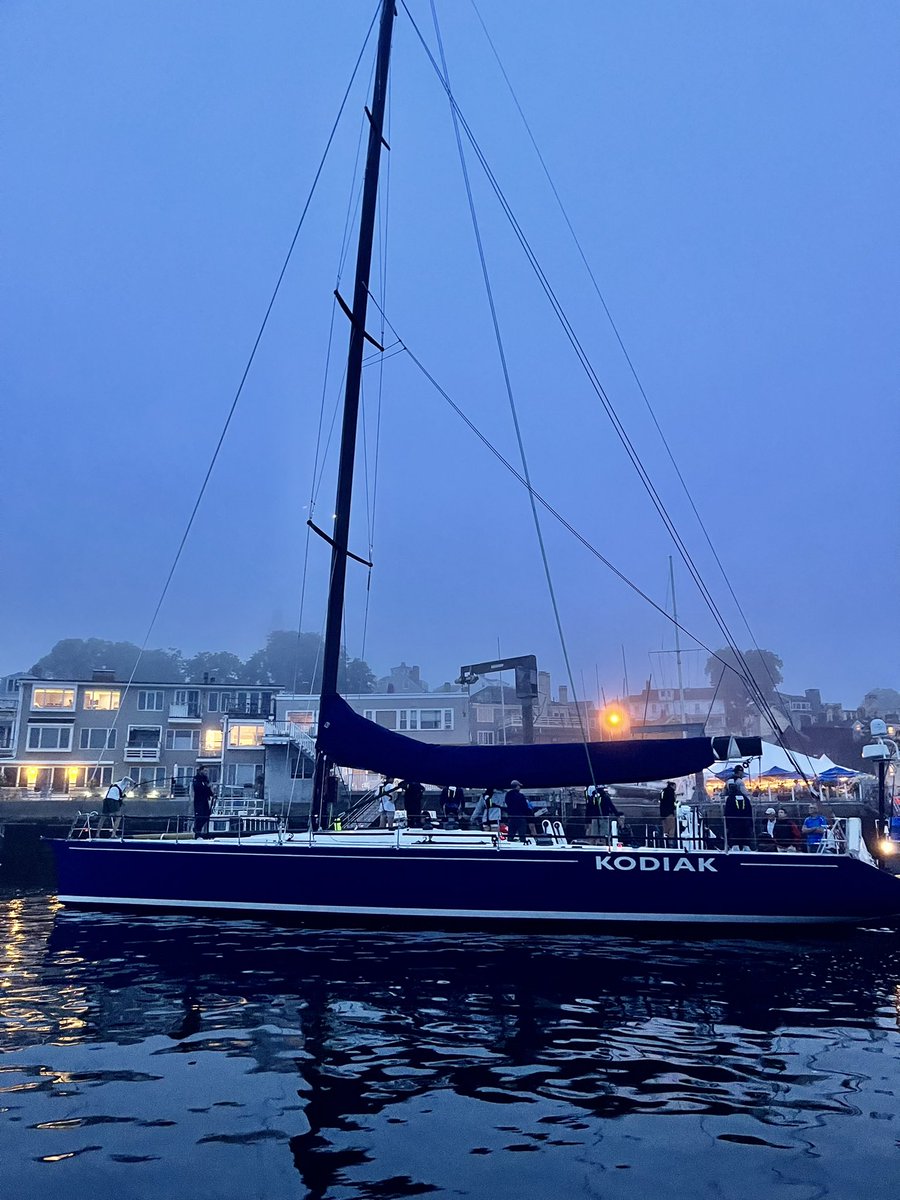 CKYachtCharters's tweet photo. The 39th Marblehead to Halifax - report by Laurie Fullerton
Reichel Pugh 66 Kodiak with a crew of 17 which crossed the finish line at 4:22 pm ADT. They took 2 days 0 hours 57 minutes 17 seconds.  They look to take second overall in ORR, and second to finish! #marbleheadtohalifax https://t.co/zROtcfqDKD