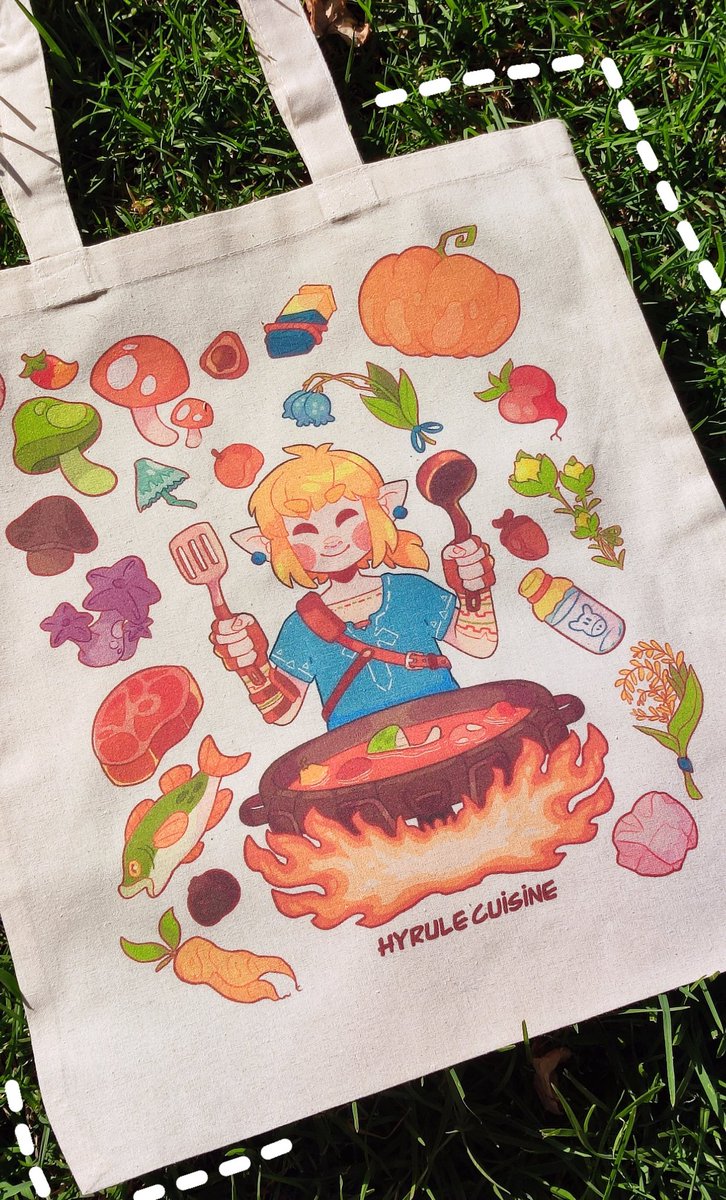 リンク(ゼルダの伝説) 「Hyrule Cuisine  Llegaron las totes! Os g」|🐉Paula Knight🐉のイラスト