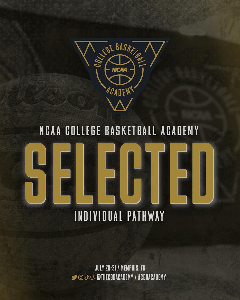 So thankful for the opportunity to play at the NCAA Women’s College Basketball Academy in Memphis, TN from July 28-31!! @TheCBBAcademy #CBBAcademy