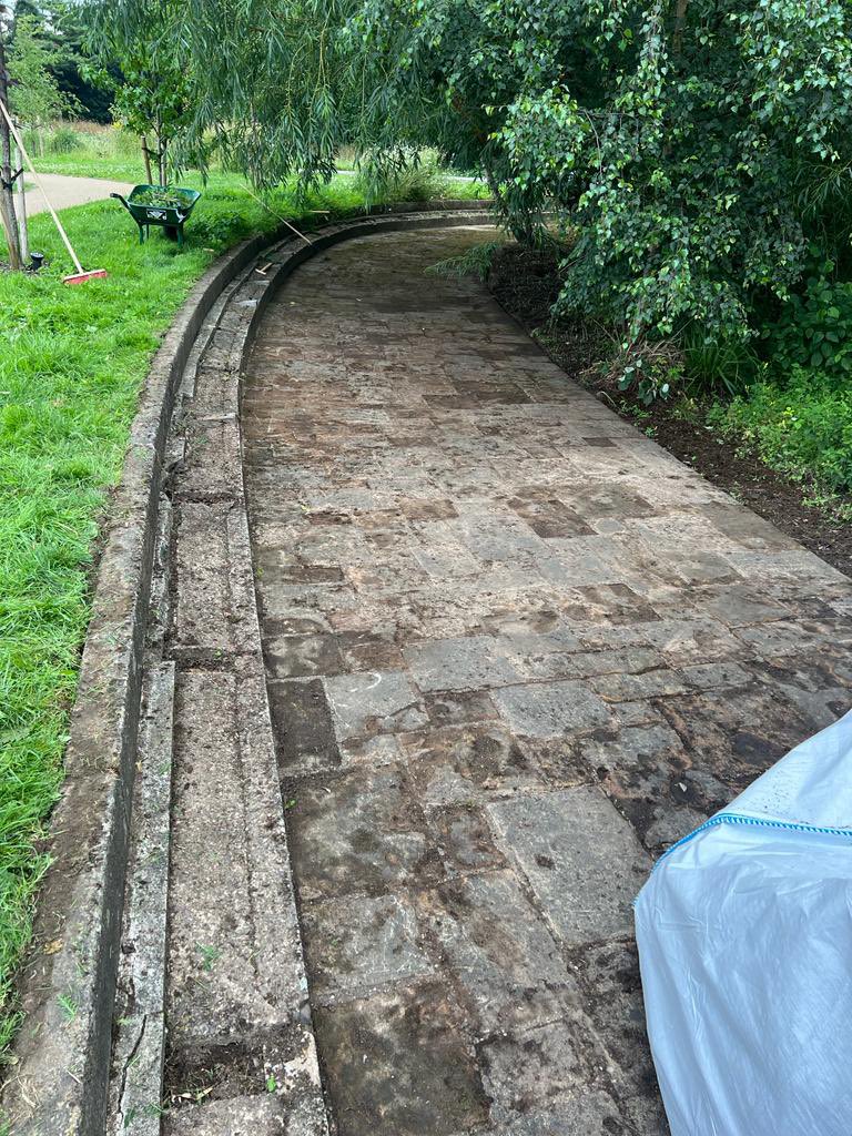FSFundraising's tweet photo. The team from @WatesGroup have been working on the Serenity Garden for the last day and half, the work they have done is simply amazing.  They’ve even cleaned the stone work from the old paddling pool area.  We are so grateful for their support! #WatesSocialValue #babyloss #Nottm https://t.co/UW7TiWFPbK