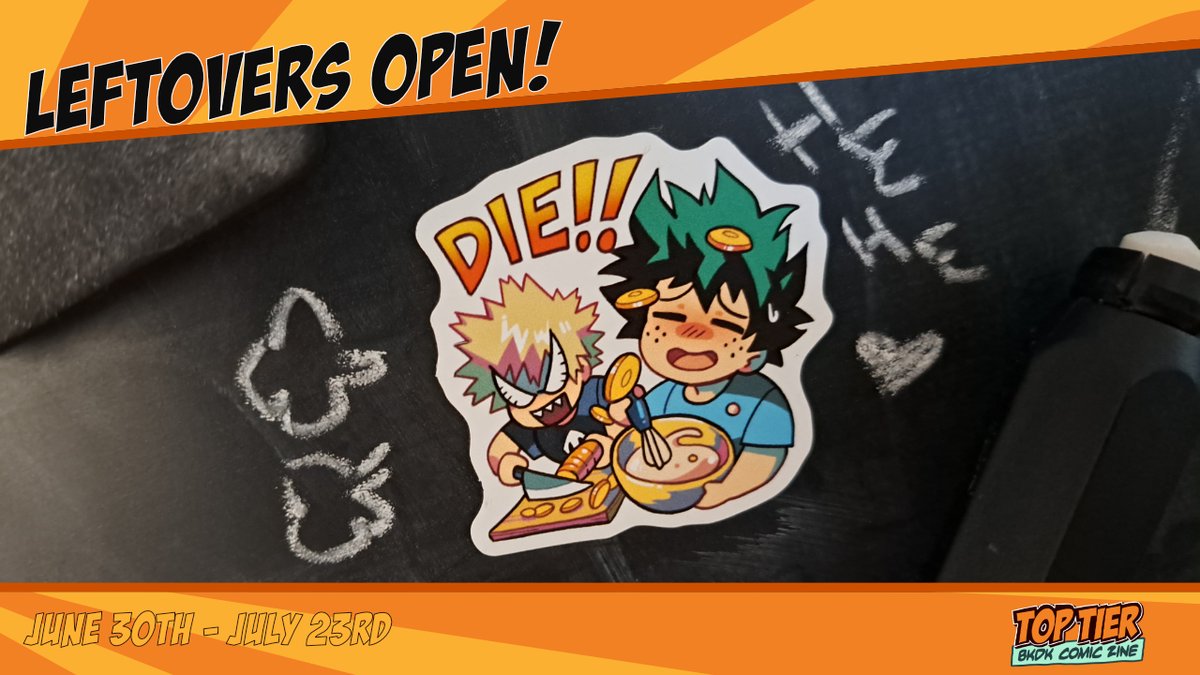 Grab yourself cooking company in the form of BKDK magnet from our leftovers! And don't miss out on other goods while you're at it!
🛒 bkdktoptierzine.bigcartel.com