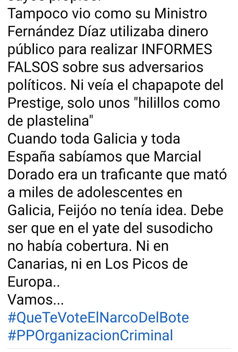 Amparo3562's tweet photo. Inspirada en @Zapatista72 , me he entretenido en desarrollar un poco más su tweet.
Aunque con esta gentuza nunca será suficiente.
#QueTeVoteElDelNarcoBote 
#PPOrganizacionCriminal https://t.co/OQIAqlnhyK
