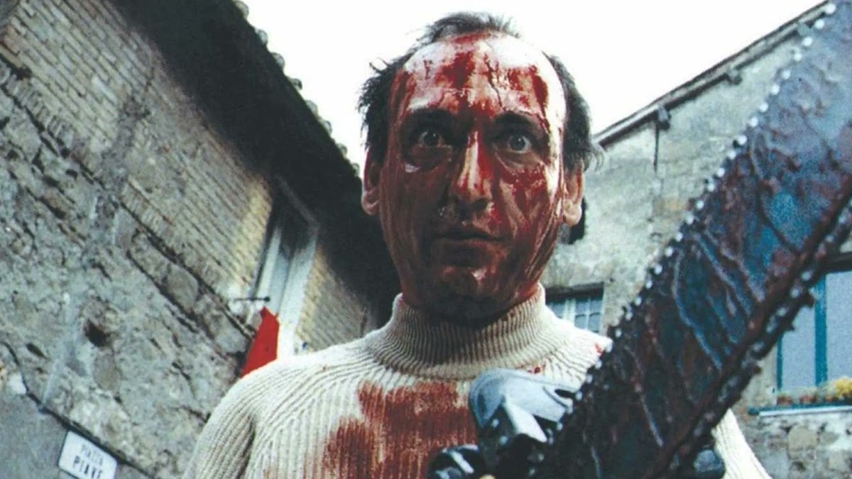 EugWSerra's tweet photo. On August 8, 1990, A Cat in the Brain was released in Italy. #ACatintheBrain #LucioFulci https://t.co/DtsaQc4me7