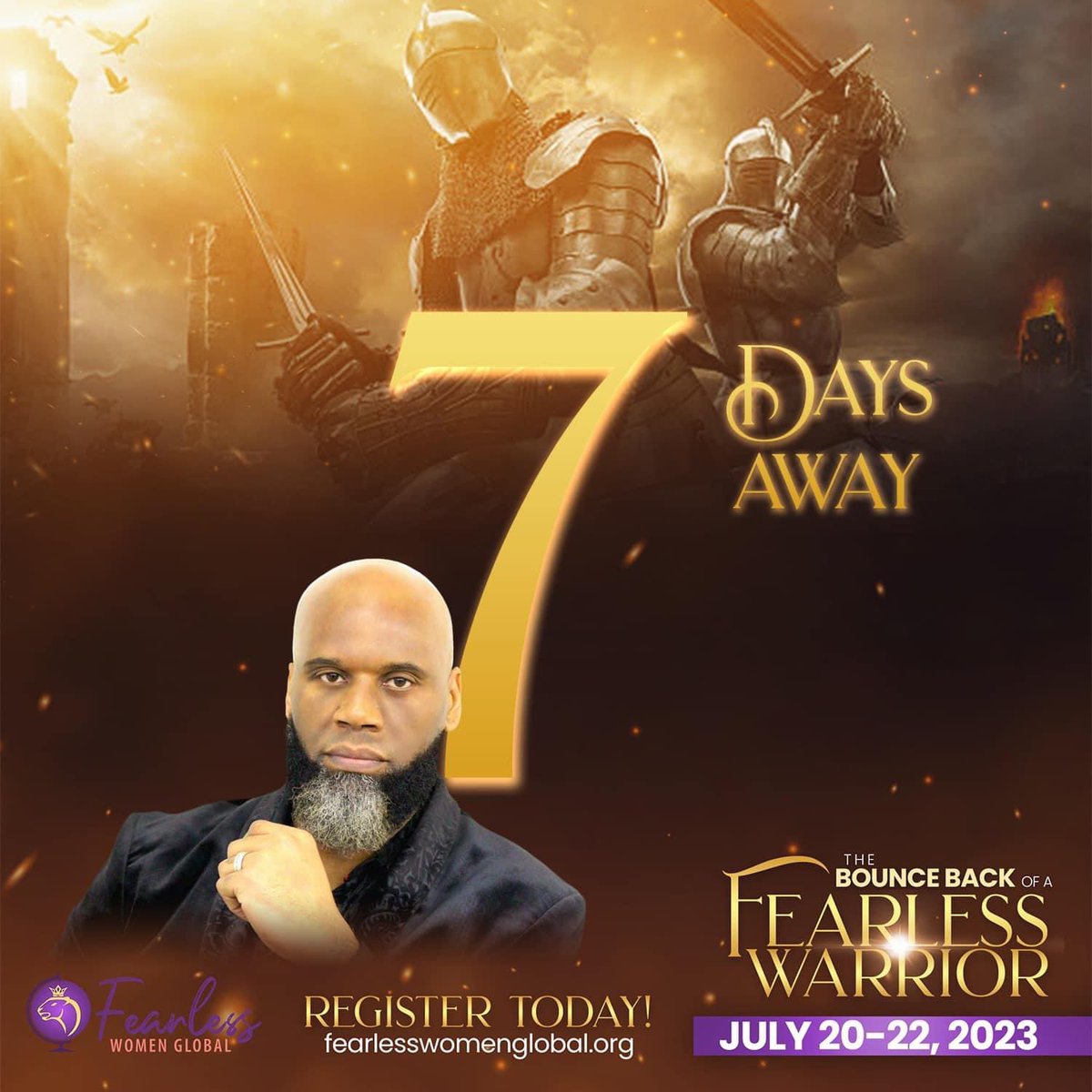 ApostleLMCole's tweet photo. Next week this time we will be in Fearless 2023!!! just 7 days away!!! The wisidom, revelation and strategies which will be released will be a blessing to you and your future!! We can’t wait to see you there. https://t.co/3NbjNfrULs
