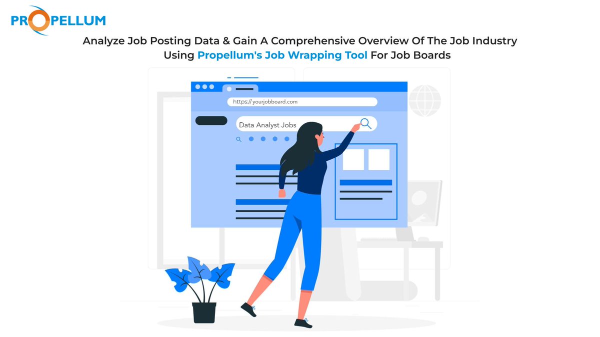 PropellumInfo's tweet photo. With Propellum's job wrapping tool, aggregate and analyze multiple job ads to uncover the trends and patterns of different industries, giving a bird's eye view of the job market!

#jobwrapping #propellum #jobboards #jobscraping #jobdataautomation #joblisting #jobboard #thursday https://t.co/3IXnD4Jqwx