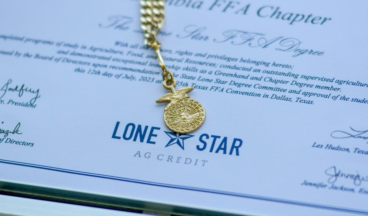 TexasFFA's tweet photo. Today 2,470 Texas FFA members received their Lone Star Degree.

Congratulations to these members!

#TexasFFA #MyTexasFFA #CultivateFFA https://t.co/4QRuQQYKSZ