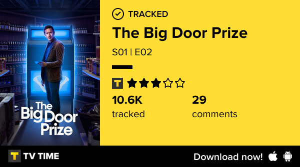 I've just watched episode S01 | E02 of The Big Door Prize! tvtime.com/r/2T6K6 #tvtime