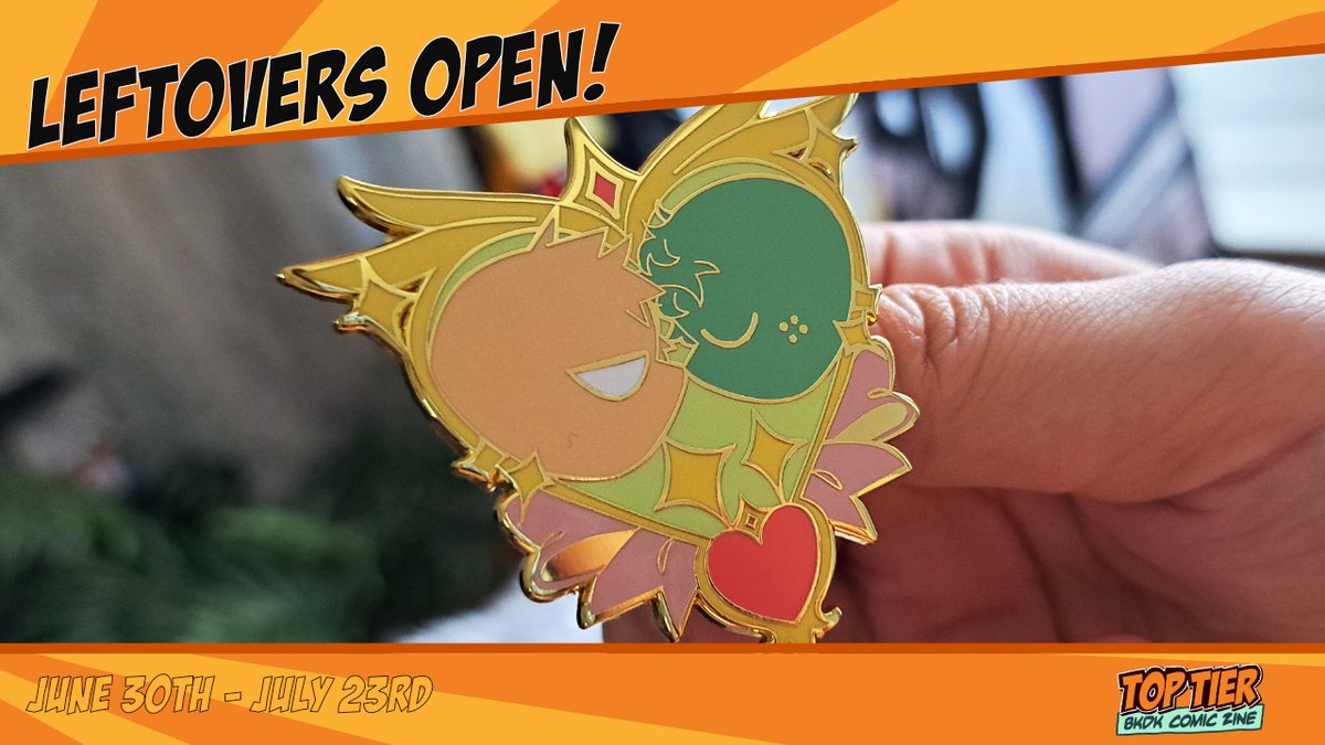 Shiny BakuDeku alert! Get yourself this beauty of an enamel pin from our leftovers today!
🛒 bkdktoptierzine.bigcartel.com