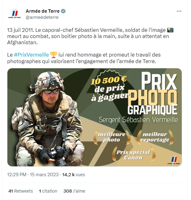 Unsor_siege's tweet image. On pense à eux, ils sont morts pour la France le 13 juillet 2011 en Afghanistan explosion d'une charge portée par un rebelle
ACH Emmanuel TECHER et ACH Jean-Marc GUENIAT - #17eRGP
ACH Laurent MARSOL et Cne Thomas GAUVIN - #1erRCP- 
Sgt Sébastien VERMEILLE - #SIRPA Terre de Lyon -