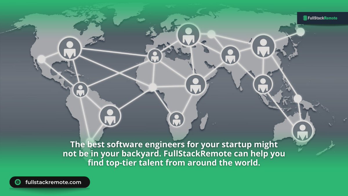 FSRemote's tweet image. The best software engineers for your startup might not be in your backyard. FullStackRemote can help you find top-tier talent from around the world.
Learn more about us 👉 bit.ly/39wXM93
#howtohiresoftwareengineers #howtohirethebestsoftwaredevelopers
