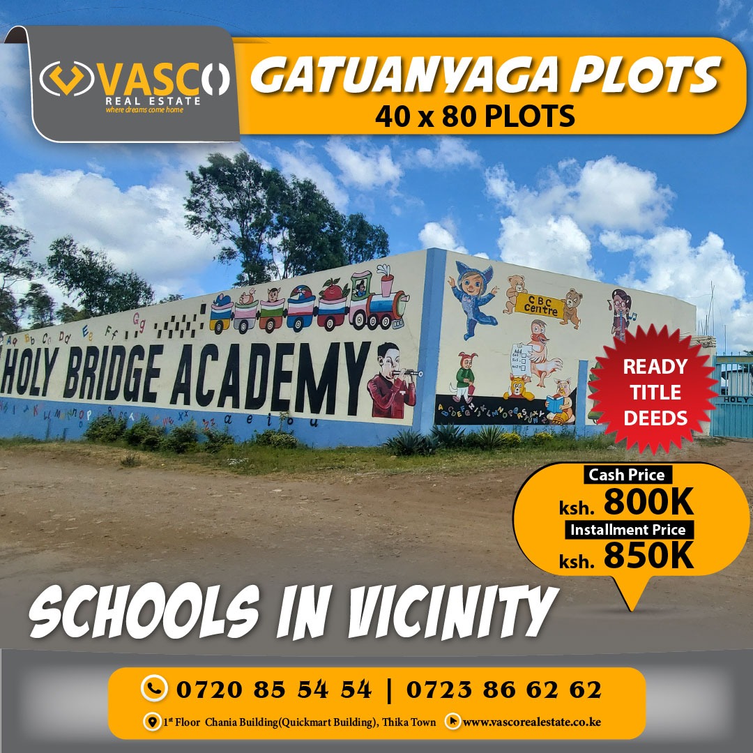 VascoReal32622's tweet photo. Furaha Gardens- Gatuanyaga is 3km from Thika Garissa Highway. Plots are 40by80 going for ksh 800k.
*Water and Electricity available
*All amenities available
*Area is prime and developed
*Ready Title Deeds
*Price inclusive of Title transfer
#Mondaytowednesday #Quickmart #Ghost https://t.co/Ra7aaAvrkA
