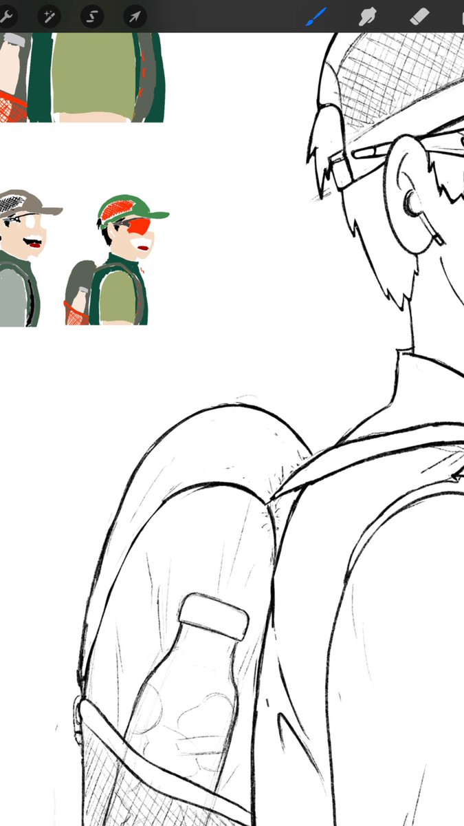 maskimus_'s tweet image. Need to finish this asap 🥲 #wip #illustrationartist #gorpcore