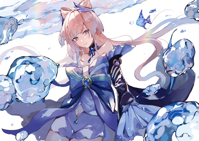 #作品をみてくださいあわよくばフォローしてください祭 あつすぎるんで涼しくなるように青い絵をあつめてみました