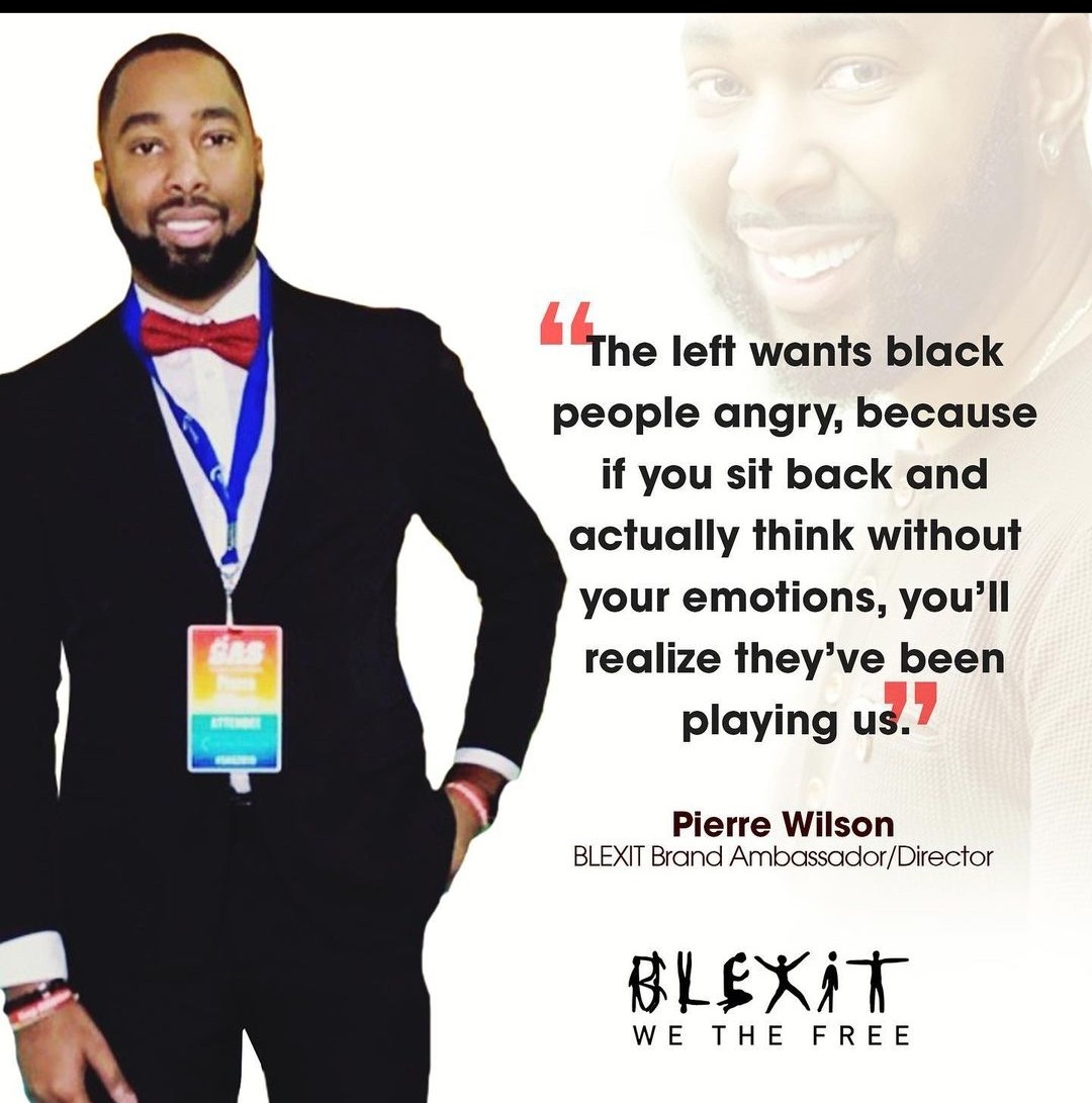 BLEXITRI's tweet photo. For more pearls of wisdom, come C @ThePierreWilson LIVE in #EggHarborTownship 7/29 for our 2nd Annual #BlexitFest! There will also be entertainment & free food! ๐ถ๐๐บ๐๐ญ๐ต
Grab ur FREE ๐ today #LinkInBio
#Blexit #BlackConservative #CRT #Woke #TPUSA #JerseyShore #AtlanticCity https://t.co/6Ff3IMR5JA