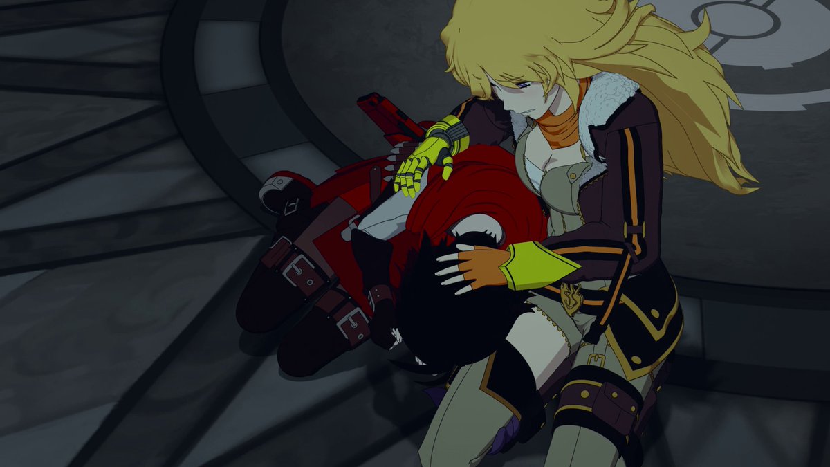 Yangs_Cowlick's tweet photo. "Yang doesnt care about her sister anymore-"

Then the fuck is this then?? A roach??

#GREENLIGHTVOLUME10 #YangXiaoLong #RubyRose #rwby https://t.co/7eG26Dcrda