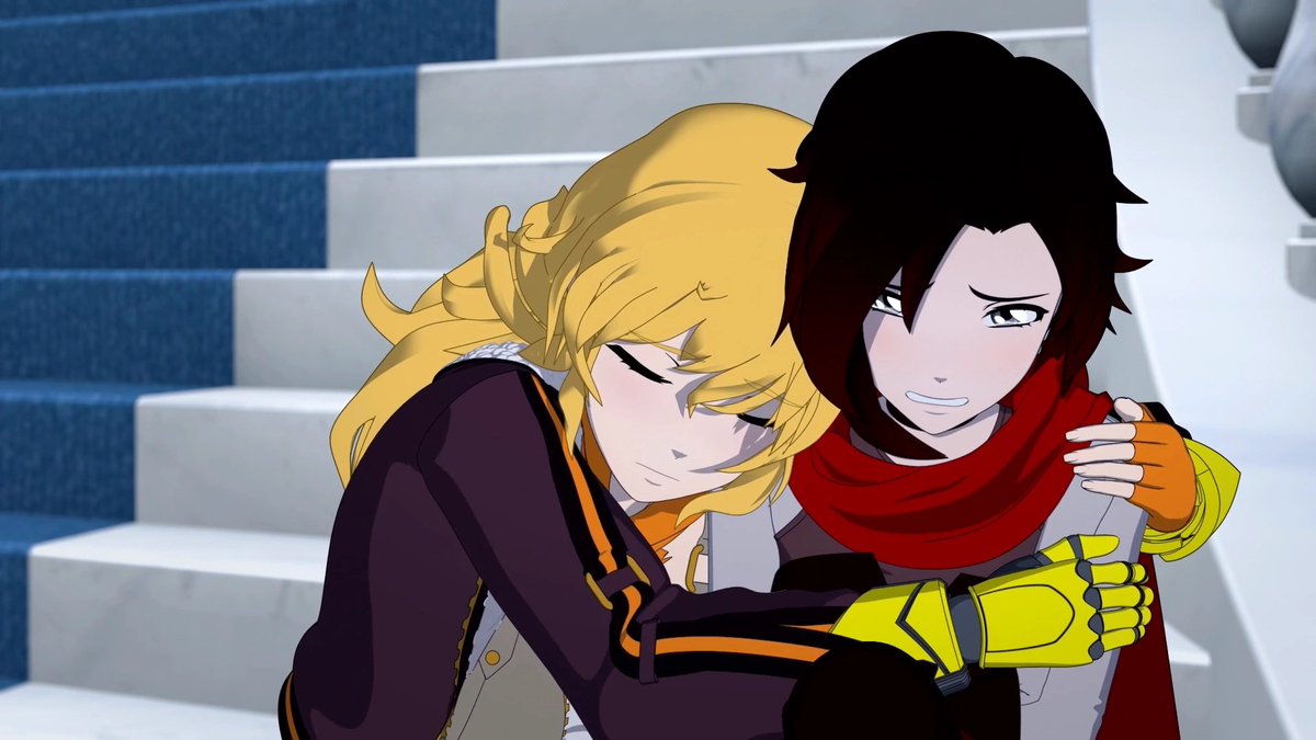 Yangs_Cowlick's tweet photo. "Yang doesnt care about her sister anymore-"

Then the fuck is this then?? A roach??

#GREENLIGHTVOLUME10 #YangXiaoLong #RubyRose #rwby https://t.co/7eG26Dcrda