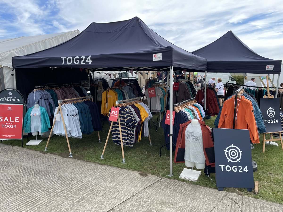 TOG24Official's tweet photo. We're having a lot of fun here at the @greatyorkshow - come see us today and tomorrow! We're near the Black Sheep tent 🍻

#MadeProper #GreatYorkshireShow https://t.co/ASYhhkqOOD
