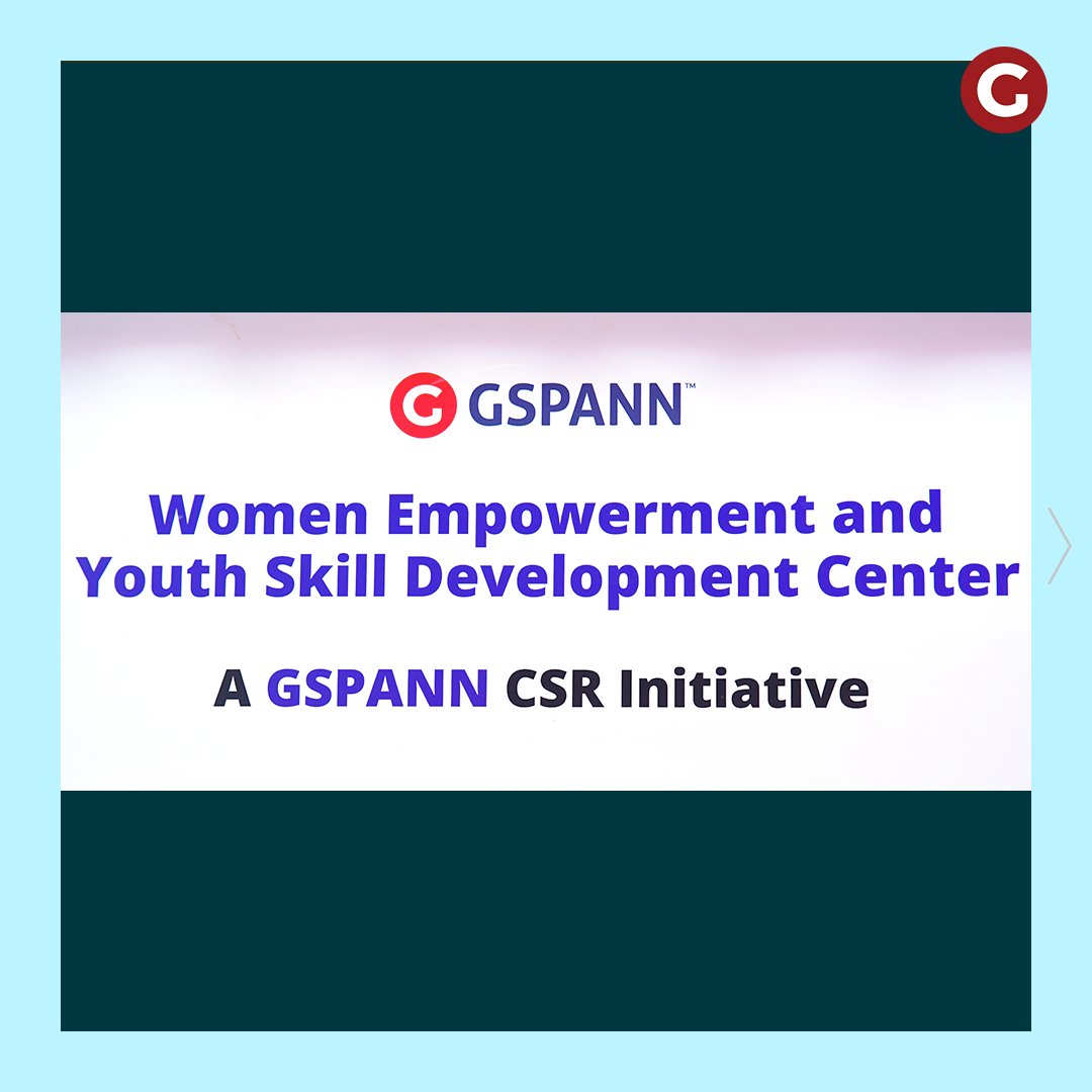 gspanntech's tweet image. Sa vidya ya vimuktae – Knowledge is one that liberates!

To #upskill women and youth from underserved communities, GSPANN has opened a #WomenEmpowerment and #YouthSkillDevelopment Center, a #CSR initiative.

#GSPANNCares #GSPANNCSR #SkillDevelopment #Employability