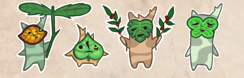 Bavetsun's tweet photo. tiny korok babies 🌿
will be making washi tape out of these bois
#totk #BOTW #TheLegendOfZelda #korok #totkfanart https://t.co/Q7PEaJlaZs