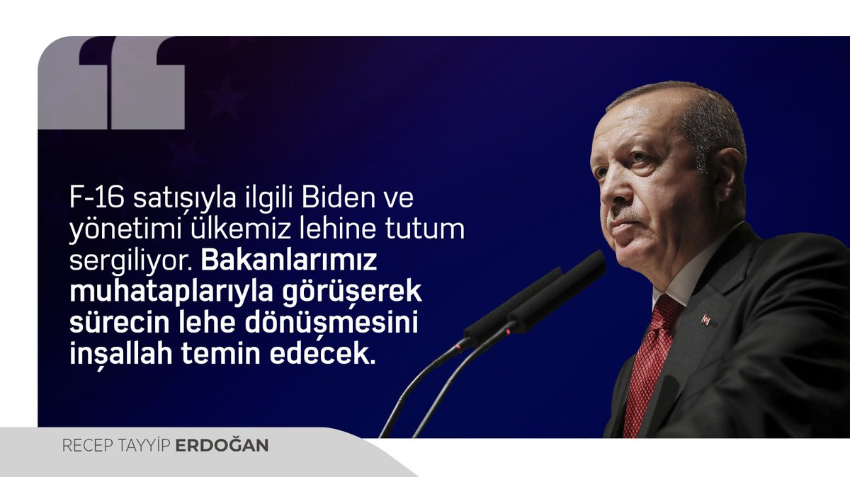 yasar_hava's tweet photo. Dünya Lideri @RTErdogan:

"F-16 satışıyla ilgili Biden ve yönetimi ülkemiz lehine tutum sergiliyor. Bakanlarımız muhataplarıyla görüşerek sürecin lehe dönüşmesini inşallah temin edecek." https://t.co/BB0TW4bPhE