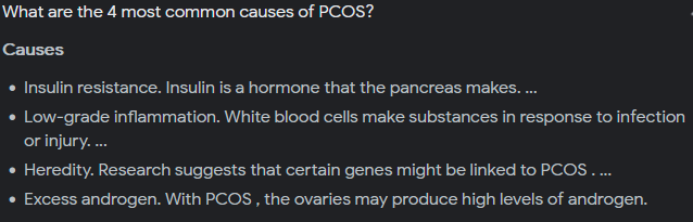 demonreeper's tweet photo. @aishwajyh its not a cause but being overweight aggravates the condition and causes the symptoms to show up more. having pcos is more likely also to cause weight gain and you end up seeing more people with pcos being over weight https://t.co/y4pP879AP7