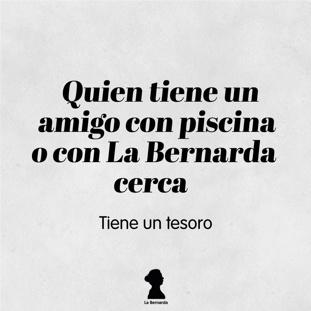 Un amigo con piscina o que tenga La Bernarda cerca, ¡eso es como tener un tesoro!😍

📍 La Bernarda (Centro de Ocio Zig Zag)
☎️ 661 70 02 93

📍 La Bernarda (Santa Eulalia)
☎️ 968 21 91 83

#labernardamurcia #labernarda #restaurantes #murcia #santaeulaliaaeulalia