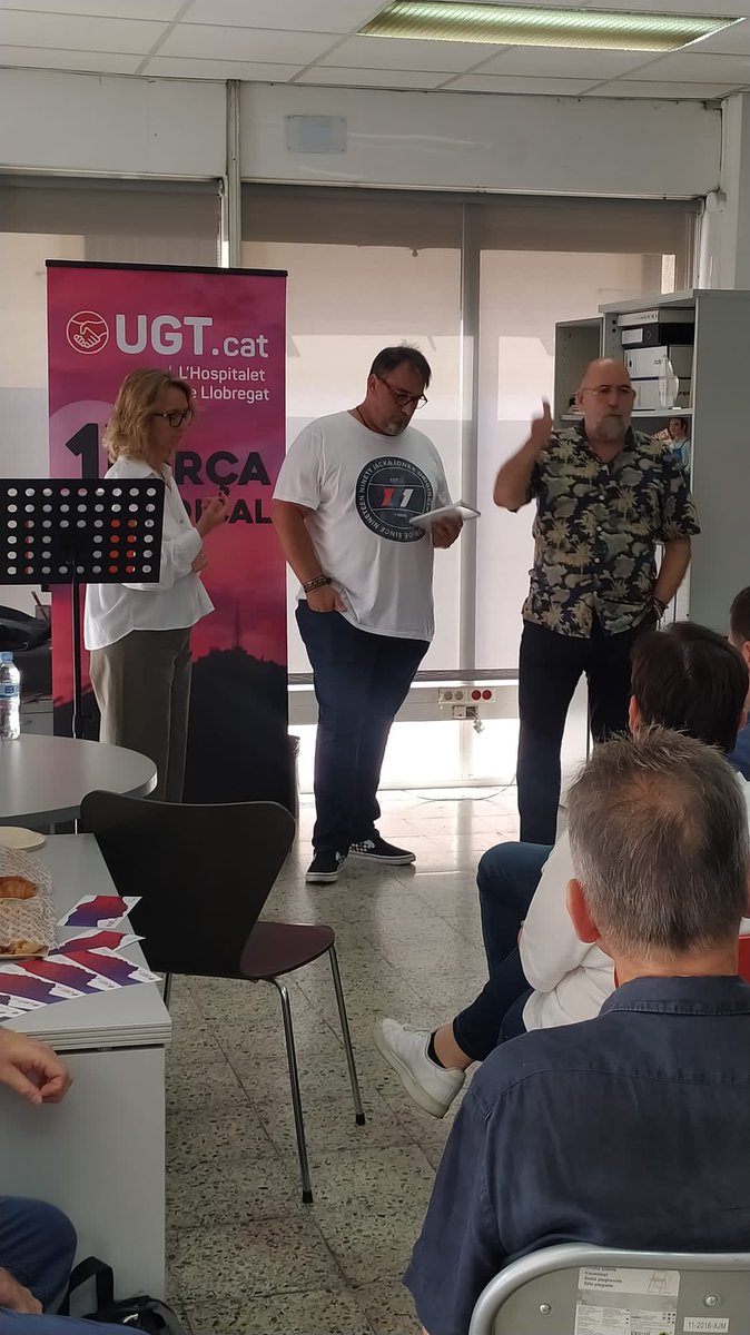 En pocas ocasiones en la historia se da la urgencia de unión de  las fuerzas de izquierdas, bajo un mismo programa, bajo unas mismas esencias. 
Ni un paso atrás #Elecciones23J 
<a href="/ugtlh/">UGT L'H</a> 
<a href="/UGT_SP_CAT/">UGT - Serveis Públics de Catalunya</a> 
<a href="/ugtcatalunya/">UGT de Catalunya</a> 
<a href="/AntnCortes/">Antonio Cortés</a> 
<a href="/PSCLH/">PSC L'Hospitalet /❤</a> 
<a href="/MercePerea/">Mercè Perea Conillas</a>