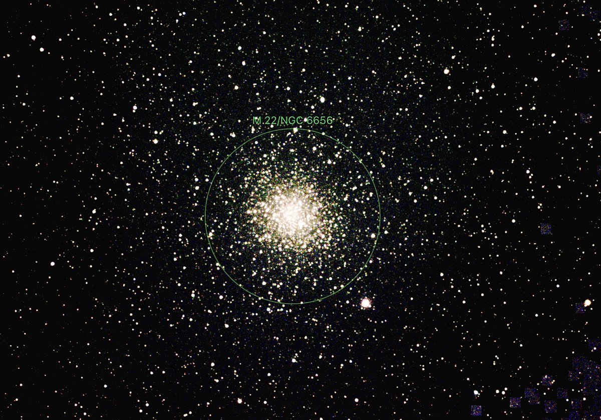 Powerofdreams01's tweet photo. ちっこい望遠鏡MAKSY60による電視観望
一昨日の結果より4枚
M27亜鈴状星雲、M16わし星雲、M13、22球状星団。M16には創造の柱もかわいく写ってます(^^)

MAKSY 60、楽しい〜！！
こんな望遠鏡を安く供給してくれて、サイトロンジャパンさん、ありがと〜！！ https://t.co/hCFBycYzLT