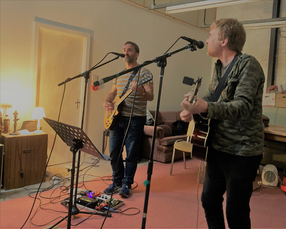 Wintergreenband's tweet photo. We have a gig coming up in (one of) our home town Whaley Bridge on July 21 at The Railway, with our brothers @DisappearingThe; There'll be some extra special surprises on the night....more than yer average gig! Preparations took place yesterday evening. Be there to see it!!🎵💃🕺 https://t.co/tHw8Ek4UKD