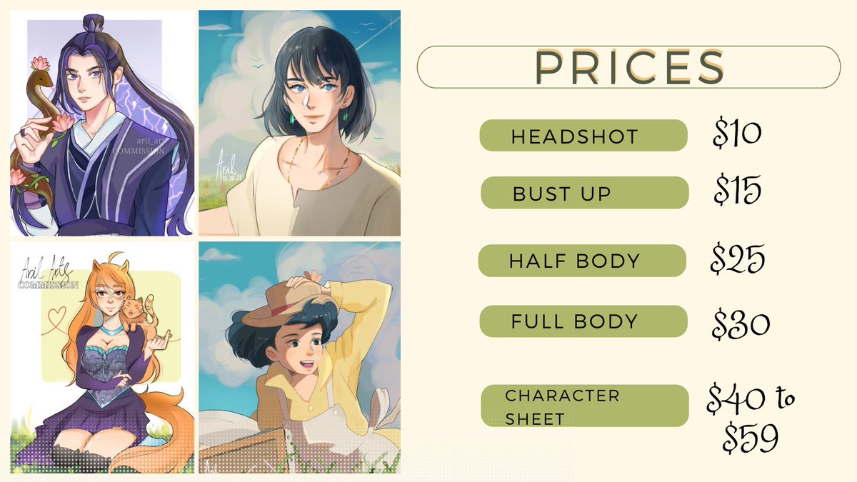 Arilart |☘️COMMS OPEN tweet media