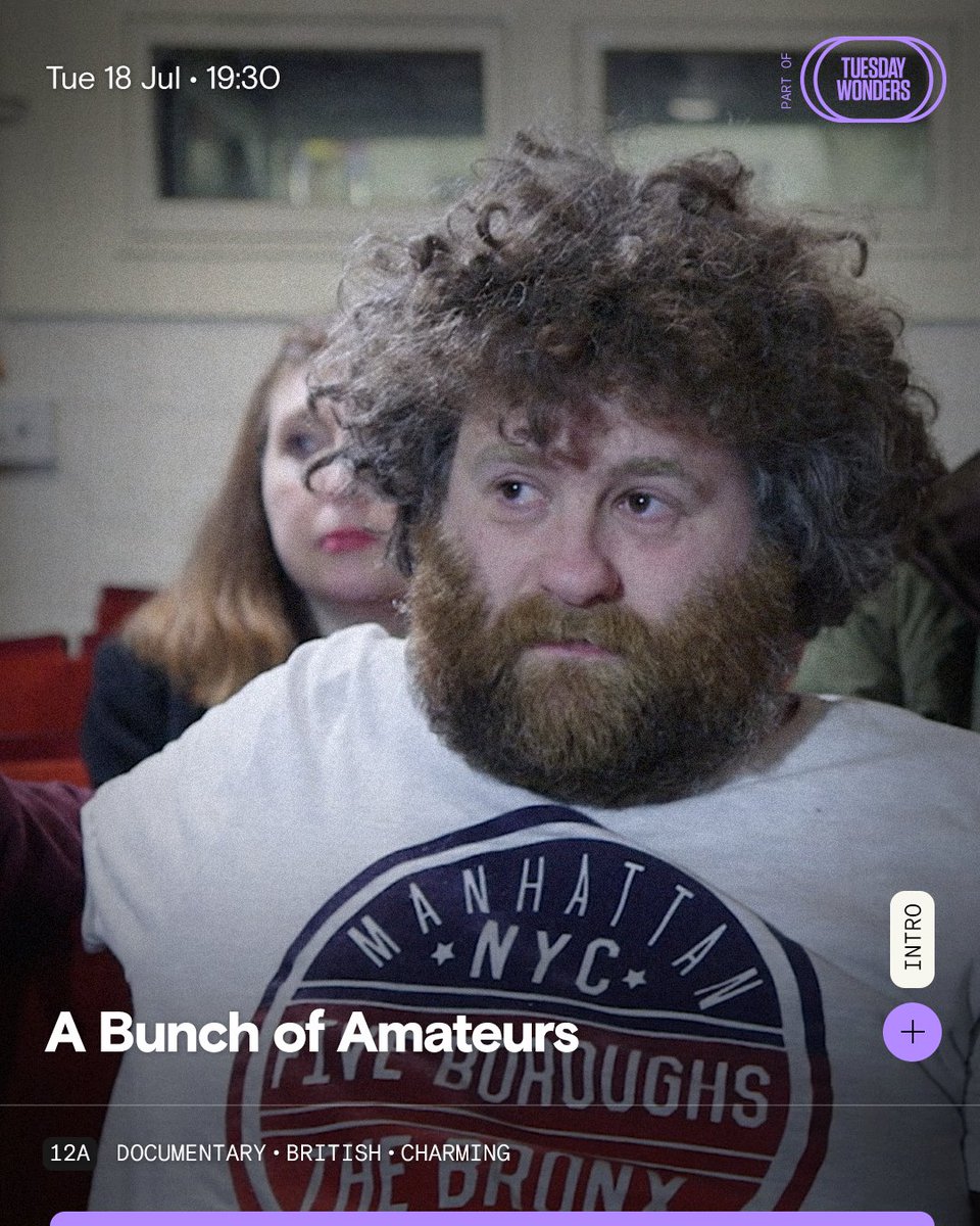 A Bunch of Amateurs was one of our favourite docs of last year so we're bringing it back to the big screen. On Tuesday, we will be joined by some of the Bradford Movie Makers themselves, and we’ll screen some of their own short films. 🎟️ » hpph.co.uk/films/a-bunch-…