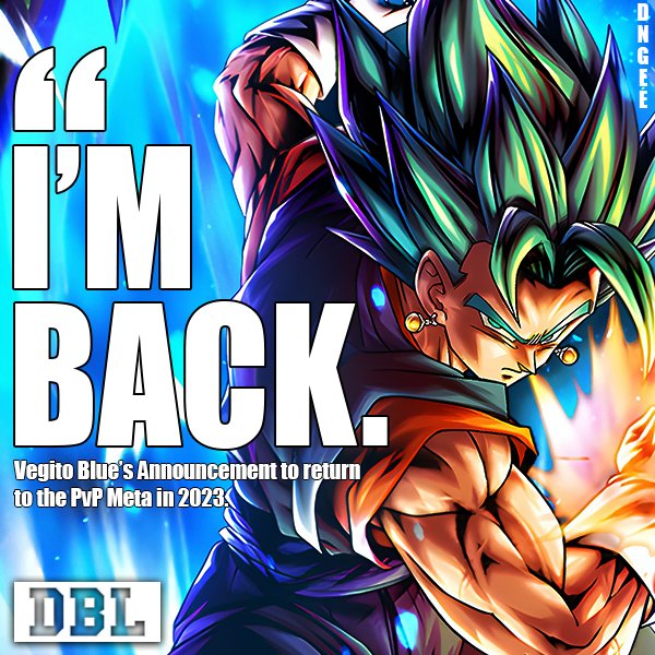 After 3 years, Vegito Blue is Back!
#DBLegends #DBL5thAnniversary
