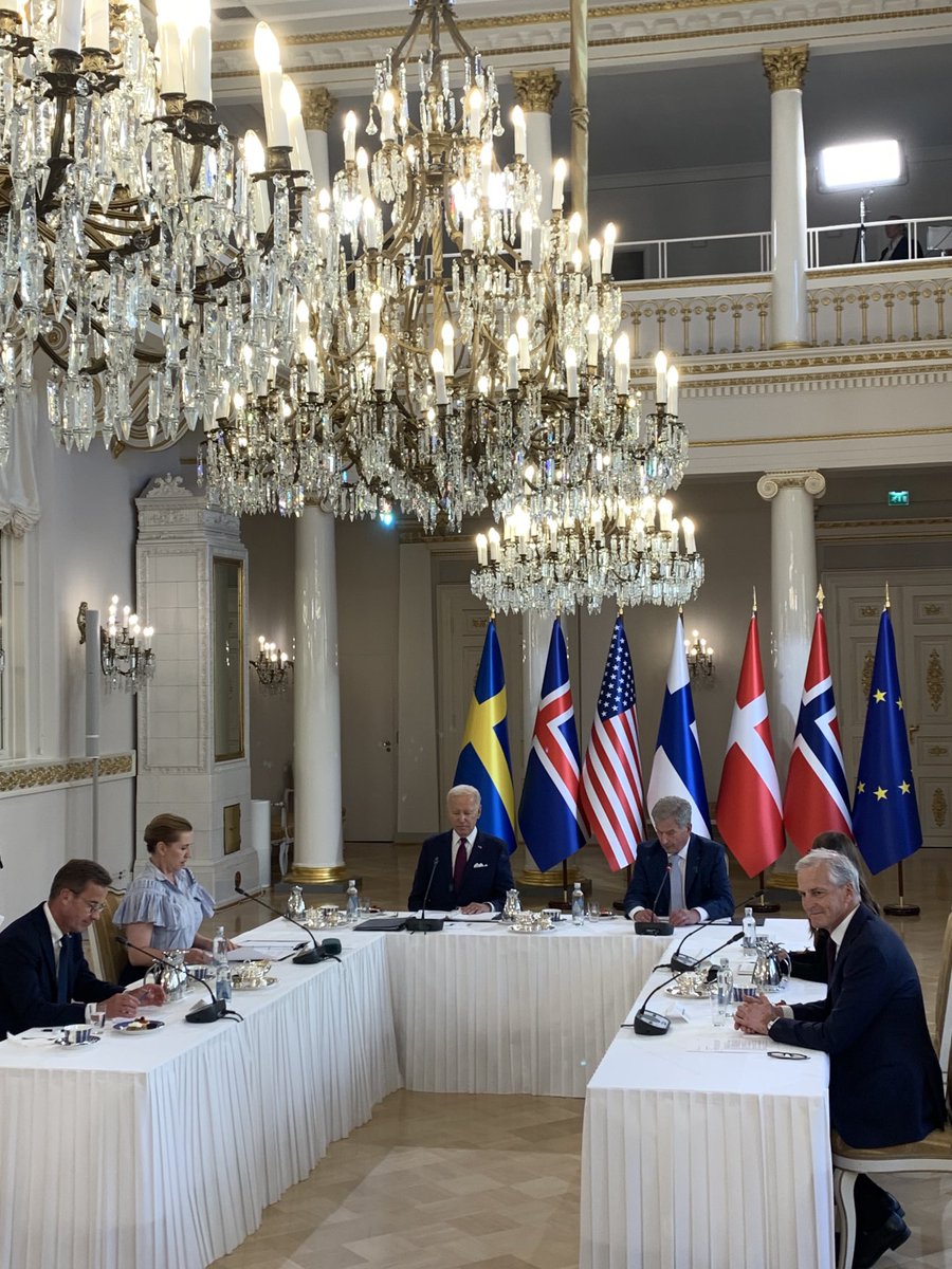 RT @SebastianAFP: The Nordic leaders with President Biden in Helsinki https://t.co/BUGnMpYpmD