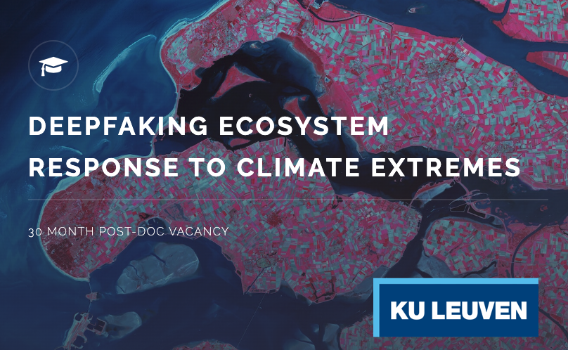 📢Vacancy: Are you passionate about understanding how ecosystems respond to climate extremes? Do you want to be at the forefront of innovative research using advanced deep learning techniques for 🛰️? 
Join our <a href="/dForNatLan/">Division Forest, Nature & Landscape</a> team for a 🎓postdoc.
kuleuven.be/personeel/jobs…
🕙 Aug 31!