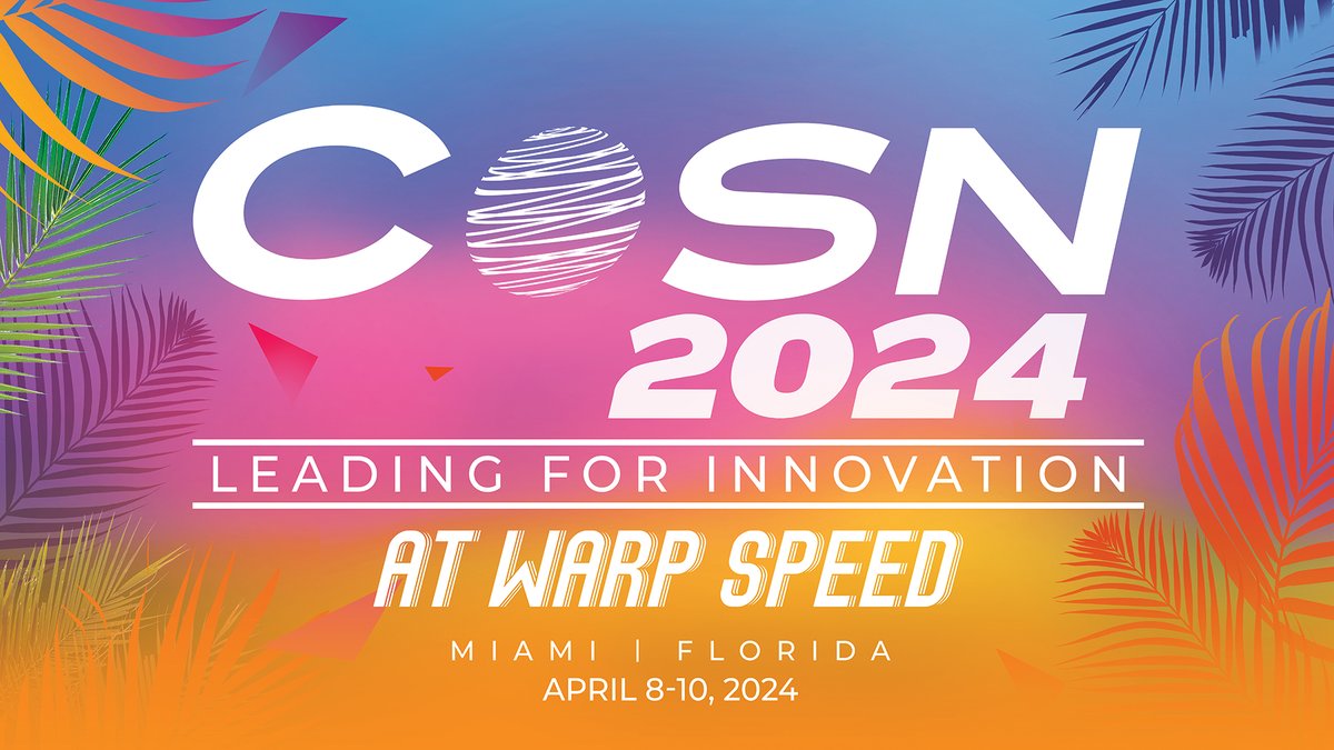 CoSN (@cosn) on Twitter photo 📣 Calling all #EdTech experts! Share your expertise at #CoSN2024! Join the #EdTech conversation and shape the future of #K12 education. Due on July 31st 📅, submit your proposals at: cosn.org/cosn2024 #CallForProposals #ConferenceSessions #ShareYourKnowledge <a href="/keithkrueger/">Keith Krueger</a> 📣 Calling all #EdTech experts! Share your expertise at #CoSN2024! Join the #EdTech conversation and shape the future of #K12 education. Due on July 31st 📅, submit your proposals at: cosn.org/cosn2024 #CallForProposals #ConferenceSessions #ShareYourKnowledge <a href="/keithkrueger/">Keith Krueger</a>