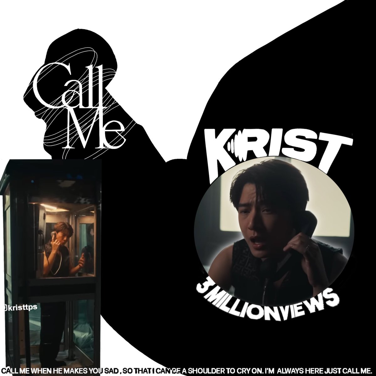 smilesforkrist's tweet photo. #มาช้าแต่มานะ เจ็บเมื่อไหร่ Call Me 3M Views congrats na พี่ @kristtps น้องไม่อยากบอกน้องดู MV นี้ทุกวันเลย รักมากเพลงนี้ stream ทุกวันด้วย
#KristPerawat #เจ็บเมื่อไหร่Callme #KristCallMe #KristCallMe3M #คริสพีรวัส https://t.co/fk3XMMz5Ec