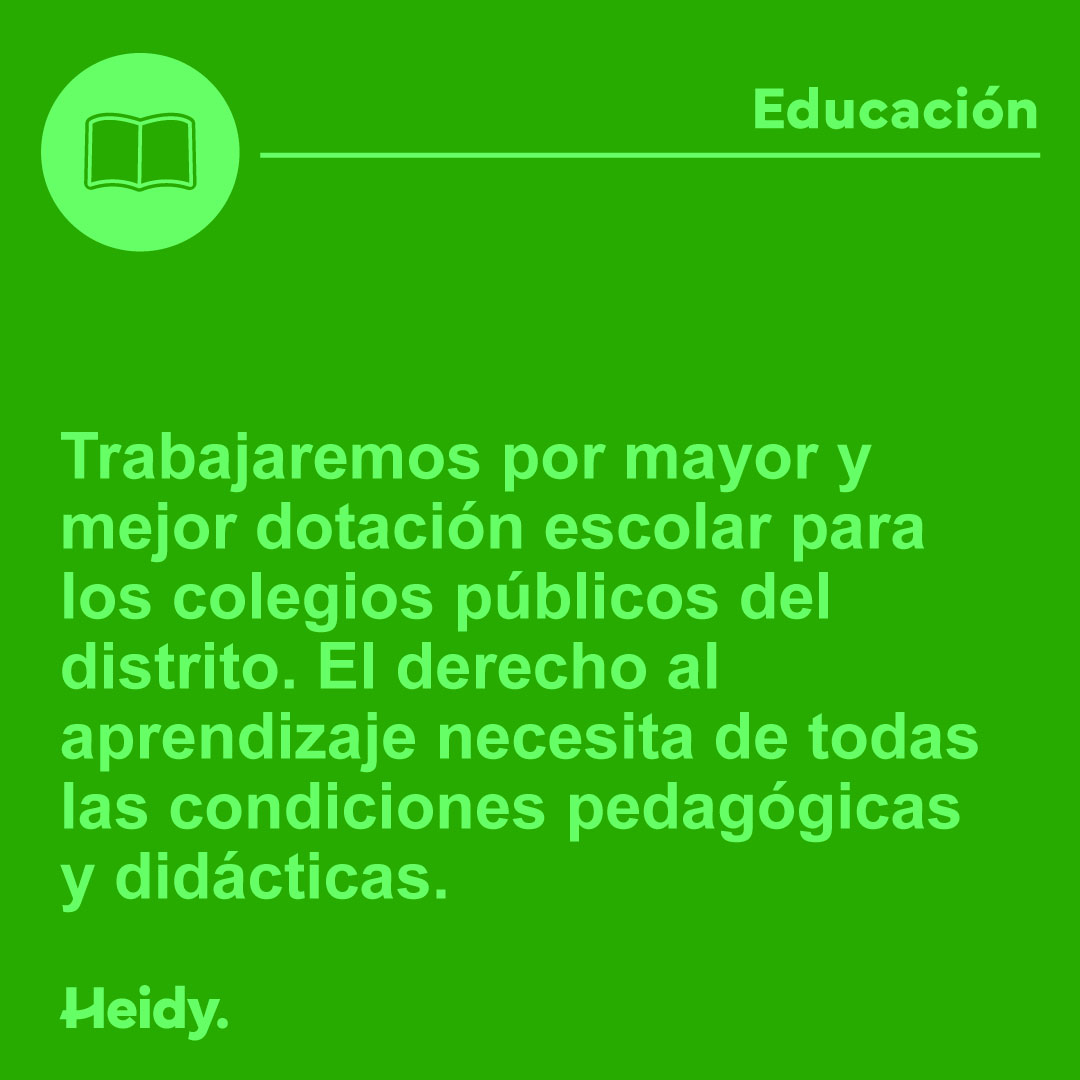 #HeidyAlcaldesa