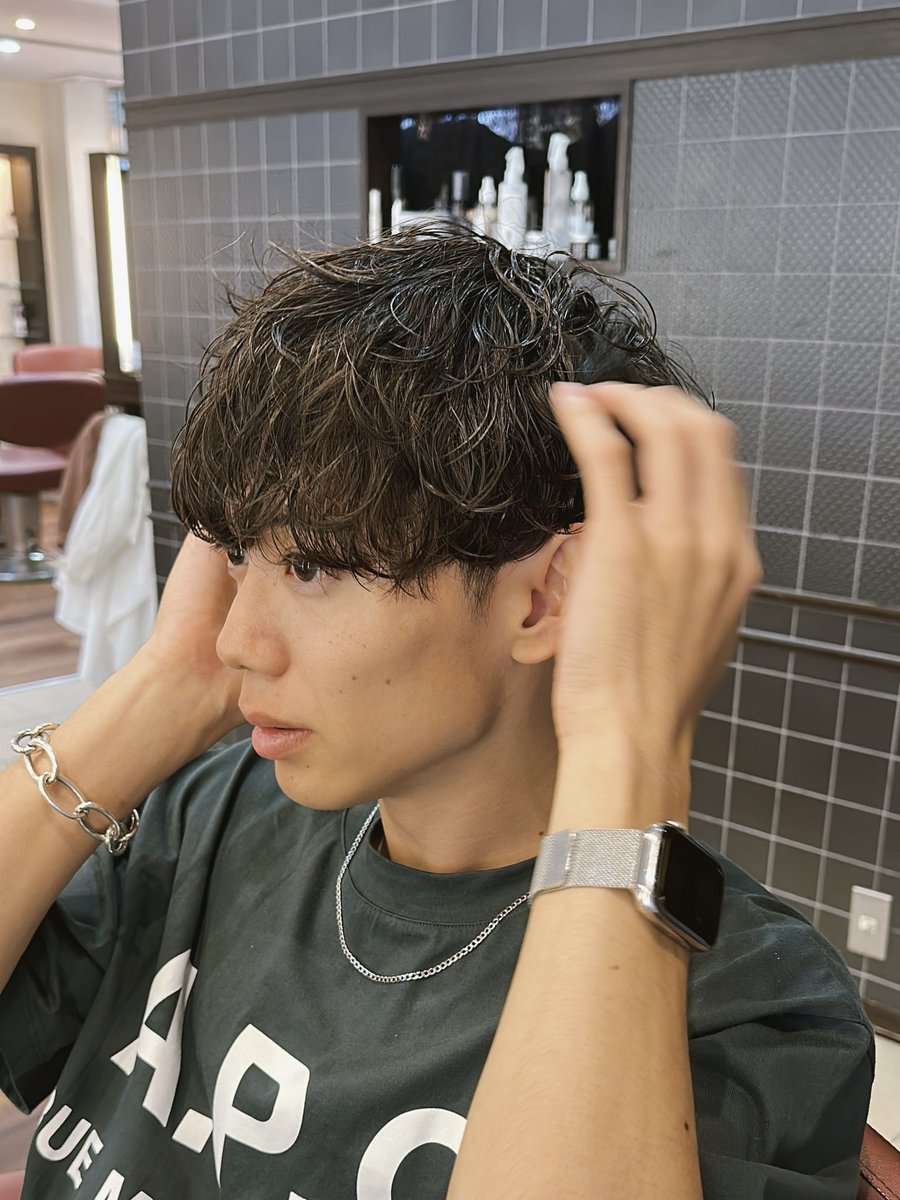 Ryo951026's tweet photo. ほどよいくるくる感 https://t.co/6t4ueJ9Bcx